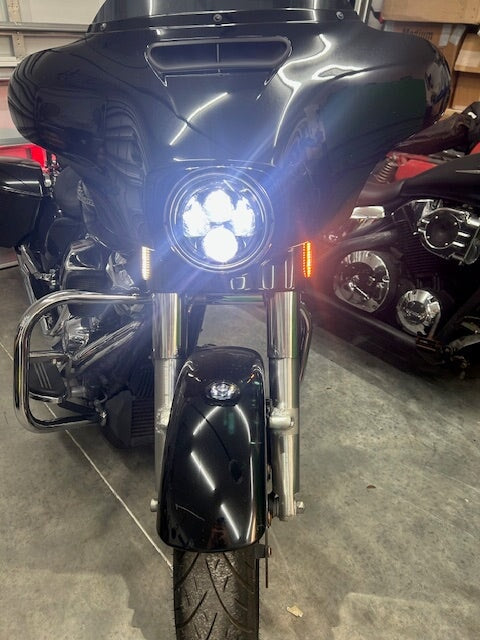 Eagle Lights SWITCHBLADE Low Profile Fork LED Turn Signal and Running Lights for 2006 - 2023 Harley-Davidson® Models