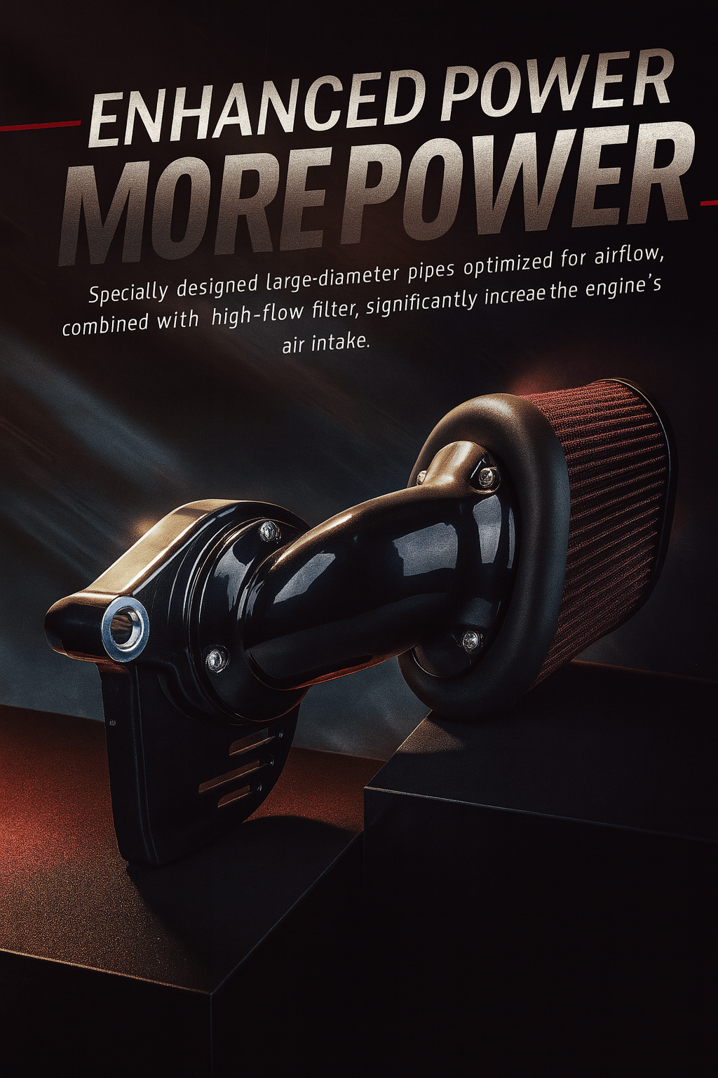 Eagle Lights TORQUE BREATHER Air Cleaner for 2017 to Current Harley-Davidson® Touring and Softail Models