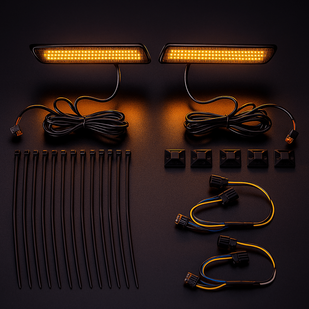 Eagle Lights Fork Reflector Insert LED Running Lights and Turn Signals for 2014 - 2025 Harley-Davidson® Touring Models