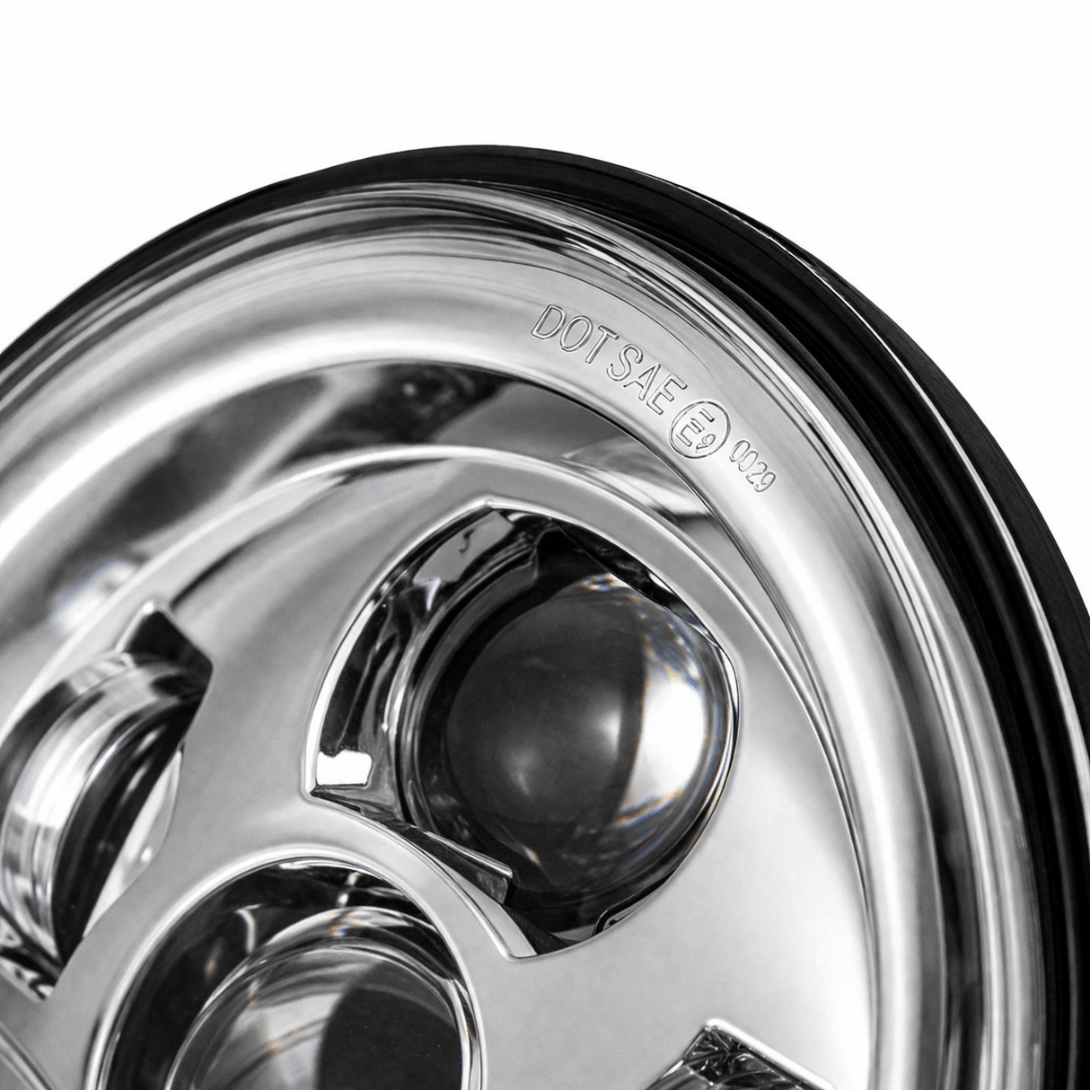 Eagle Lights 7" LED Motorcycle Headlight Kit Generation III / Chrome