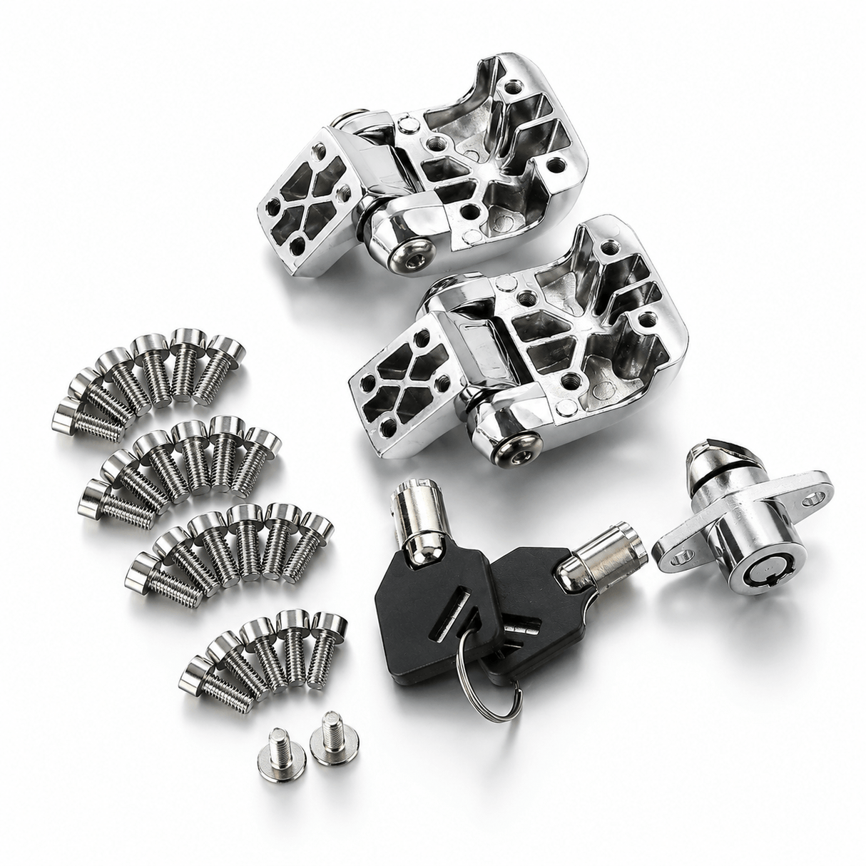 Eagle Lights Latch Hinges and Lock Kit for 2014 - 2023 Harley Davidson Tour Pak