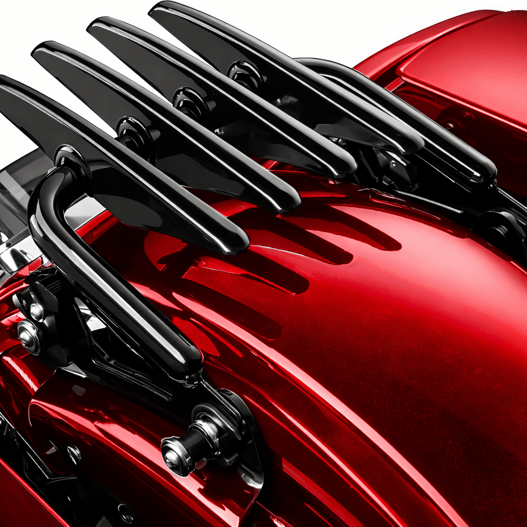 Eagle Lights Detachable Stealth Luggage Rack – Touring Cargo Rack for Harley Touring Models