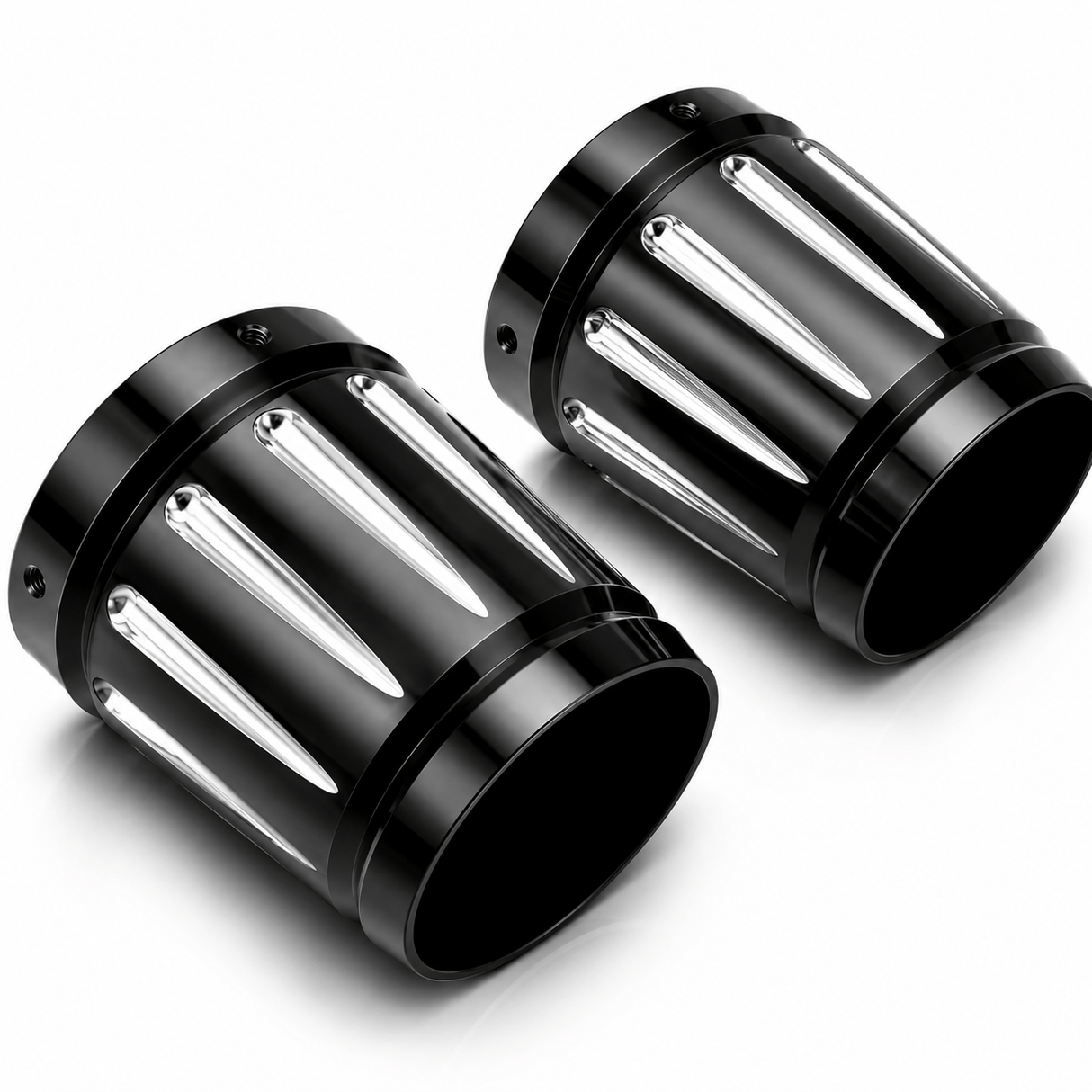 Eagle Lights Black Talon Exhaust Tips for 4" Exhausts - Harley Davidson Touring 1986 - 2026