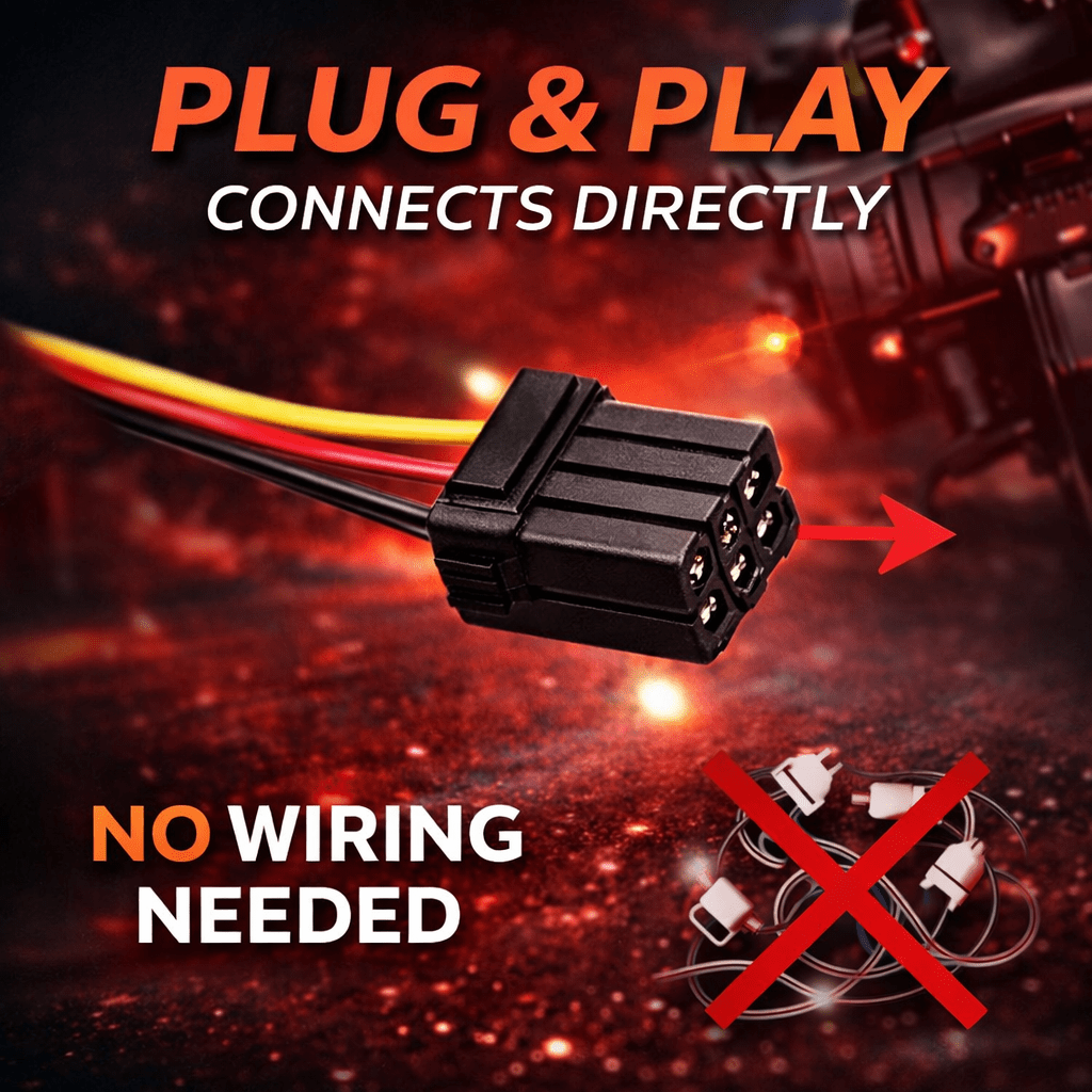 Eagle Lights Flashing Strobe Layback LED Tail Brake Light Kit for Harley-Davidson®