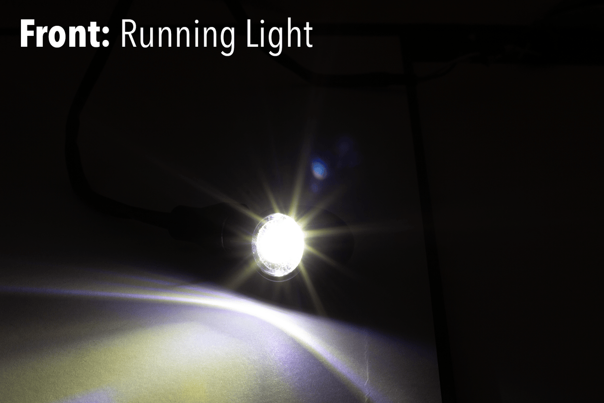 Eagle Lights BULLETBEAM Front LED Turn Signals with Running Lights for Indian® Scout, Bobber, Sixty, Rogue - 2 Lights