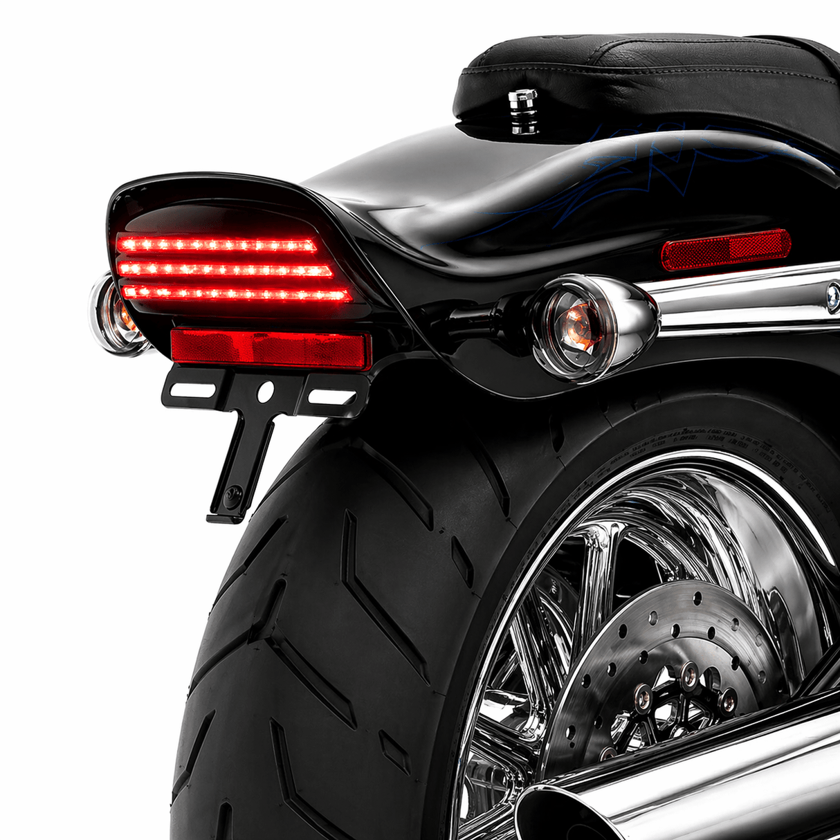 Eagle Lights Bobtail Tri-Bar LED Tail Light For '08 - 2013 Harley-Davidson® Dyna Fat Bob