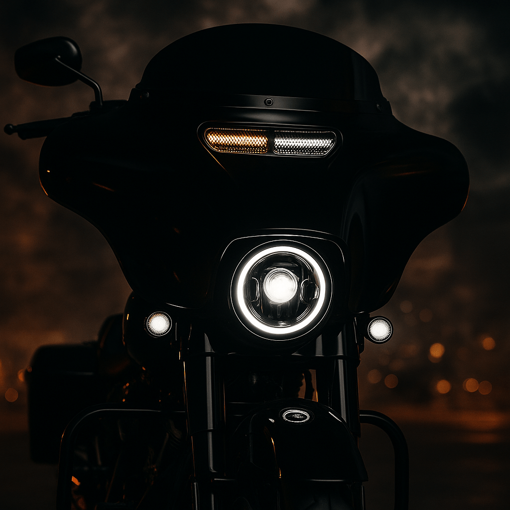 Eagle Lights Batwing LED Vent Insert (DRL / Turn Signal) for Harley Davidson® Motorcycles