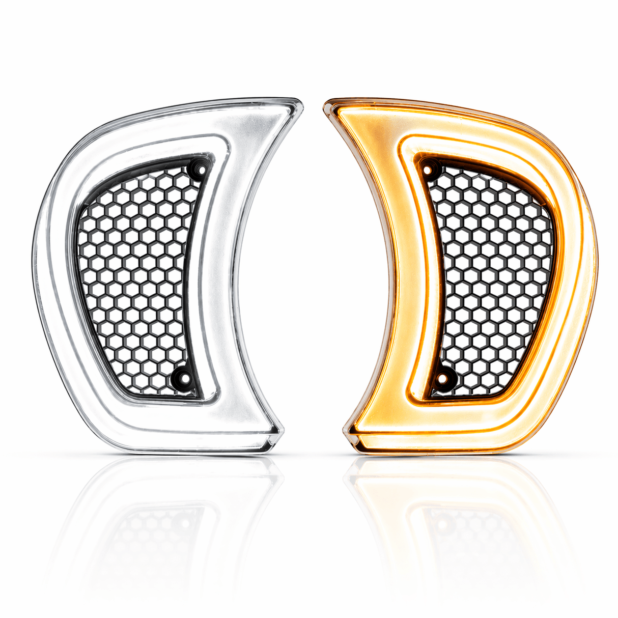 Eagle Lights LED Projection Headlight for Harley-Davidson 2015 - 2025 Road Glide Models with HALOS Vent Insert Light