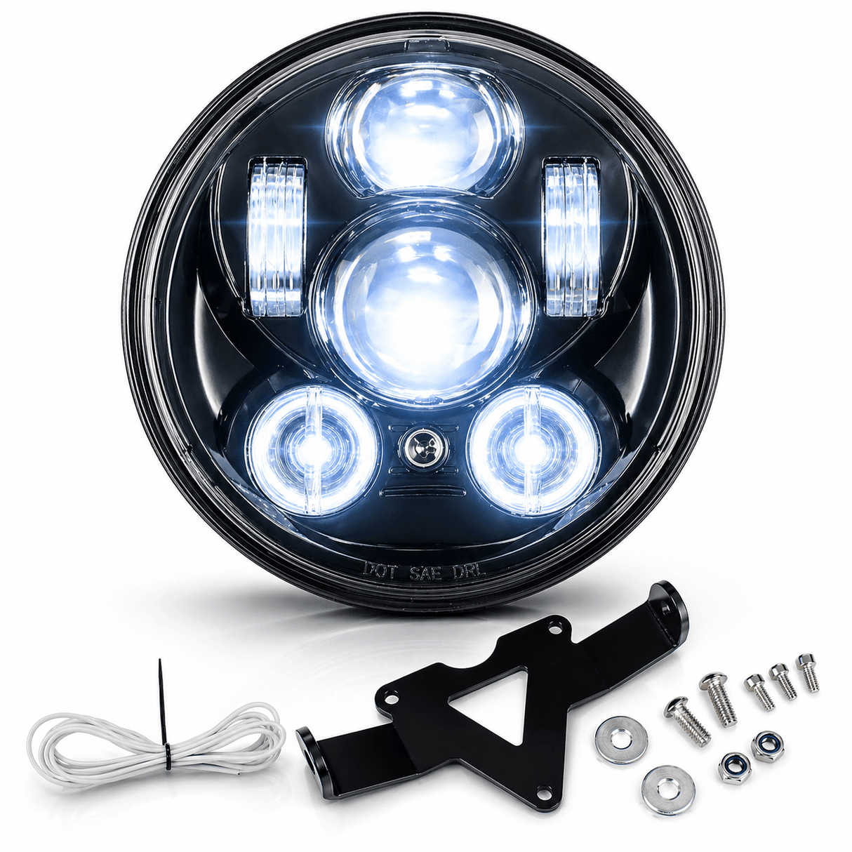 Eagle Lights 5 3/4" LED Headlight for Yamaha XVS650, Bolt, Raider, Road Star, Stryker Models