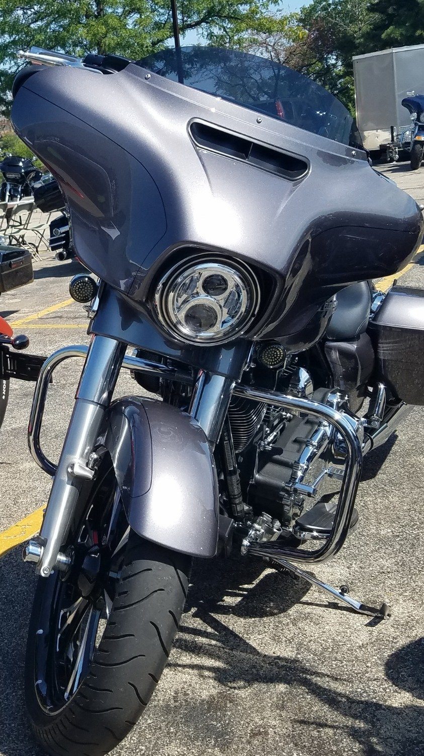 Eagle Lights 7" LED Headlight For Harley-Davidson® and Indian® Motorcycles - Chrome / Generation II