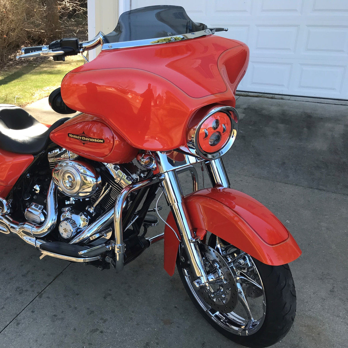 Eagle Lights 7" LED Headlight Kit for Harley-Davidson® and Indian® Motorcycles - Color Matched / Generation I