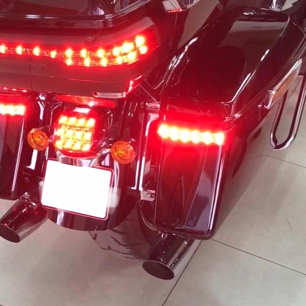 Eagle Lights Saddlebag LED Tail Lights with Turn Signals, Running Lights and Brake Lights for 2014 to Current Harley-Davidson® Touring Models