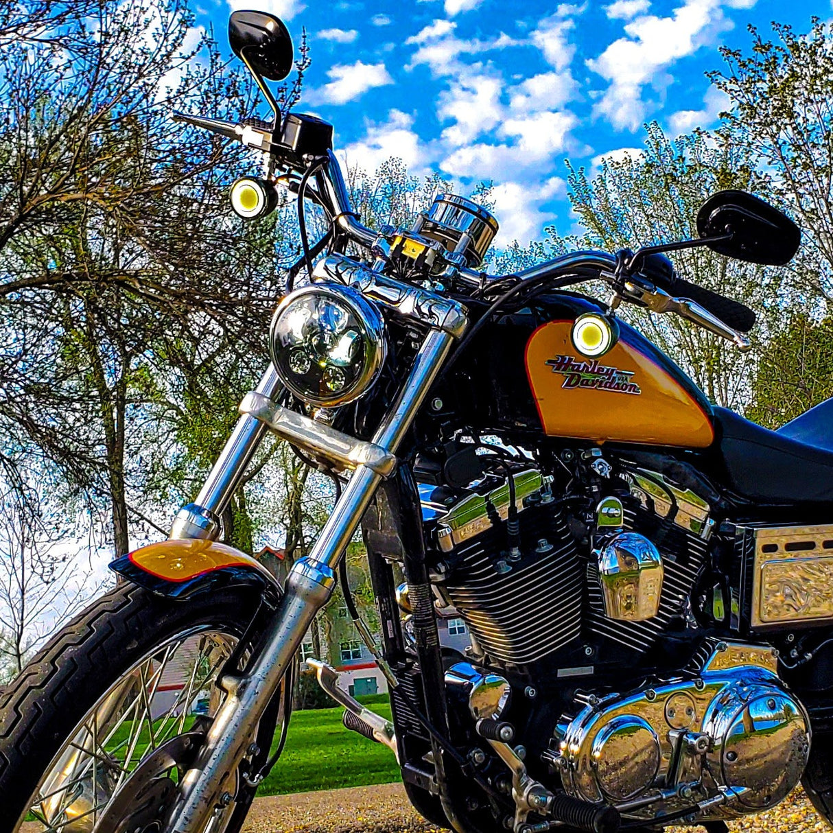 Eagle Lights HALOS 2" Front LED Turn Signals for Harley-Davidson® Motorcycles