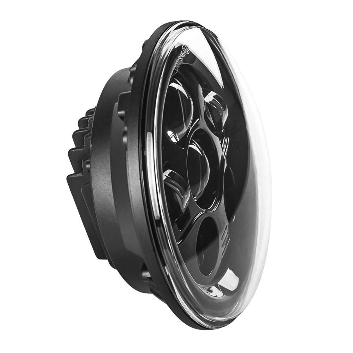 Eagle Lights 7" LED Headlight and 4.5" LED Passing Light Kit for Harley-Davidson® and Indian® Motorcycles - Generation III / Black