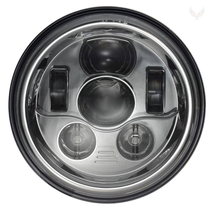 1997-2003 Honda Valkyrie Round Projection LED 7" Headlight and 4.5" Passing Lights