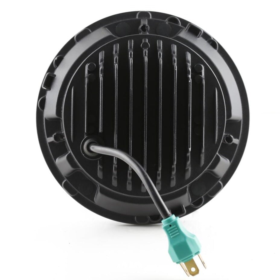 Eagle Lights 7" LED Headlight and 4.5" LED Passing Light Kit for Harley-Davidson® and Indian® Motorcycles - Generation I / Black