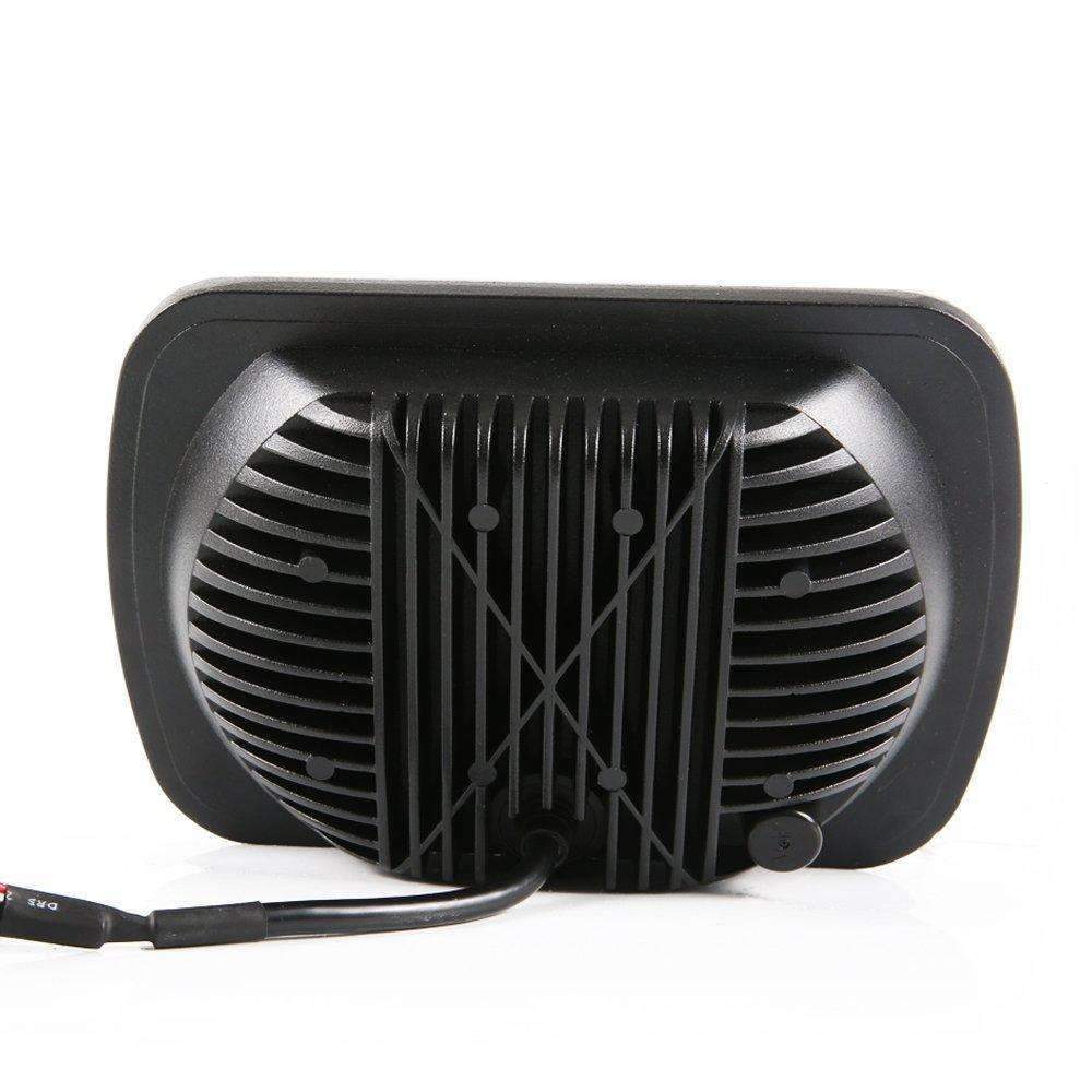 5 X 7 LED Headlights - Eagle Lights 5736B-2 Multi LED 5 X 7 / 6 X 7 Projection Headlight With DRL (H6054 H5054 H6054LL 69822 6052 6053 H6014 H6052)