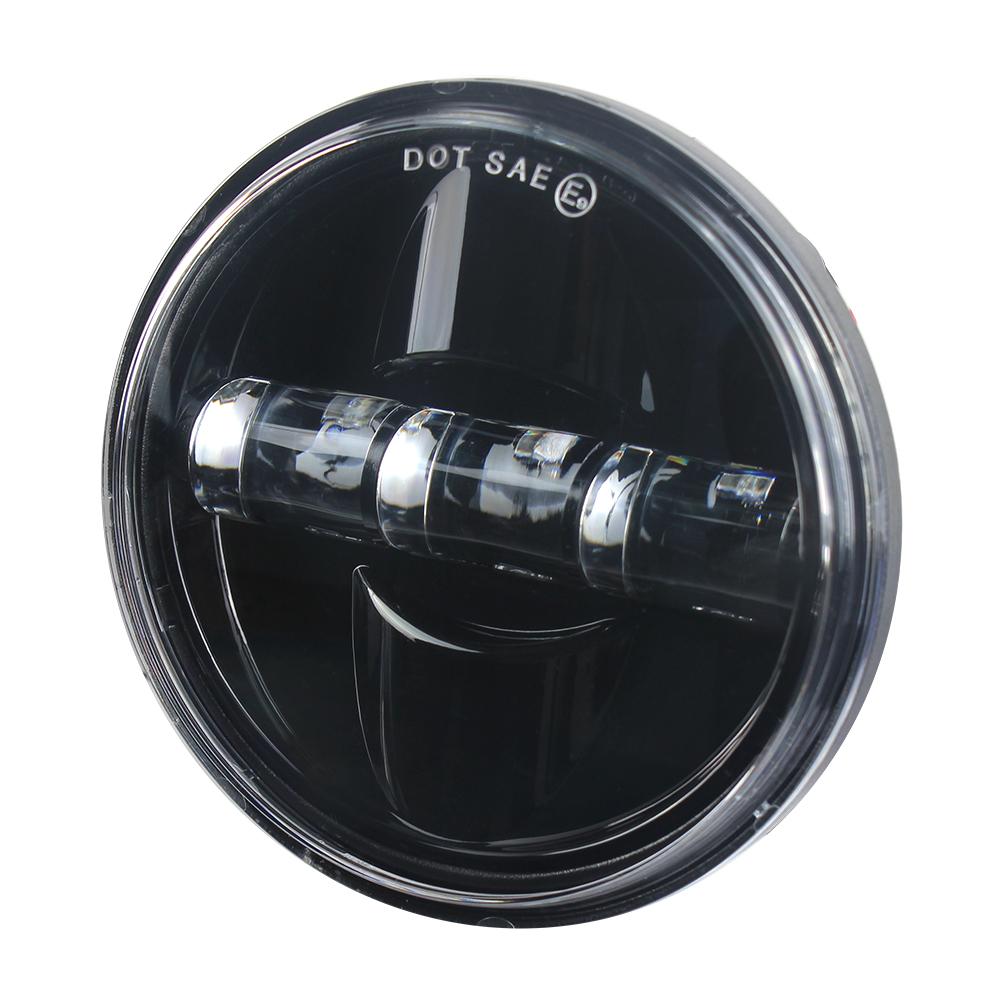 Eagle Lights 7" LED Headlight and 4.5" LED Passing Light Kit for Harley-Davidson® and Indian® Motorcycles - Generation III / Black