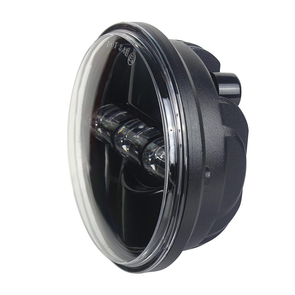 Eagle Lights 7" LED Headlight and 4.5" LED Passing Light Kit for Harley-Davidson® and Indian® Motorcycles - Generation III / Black