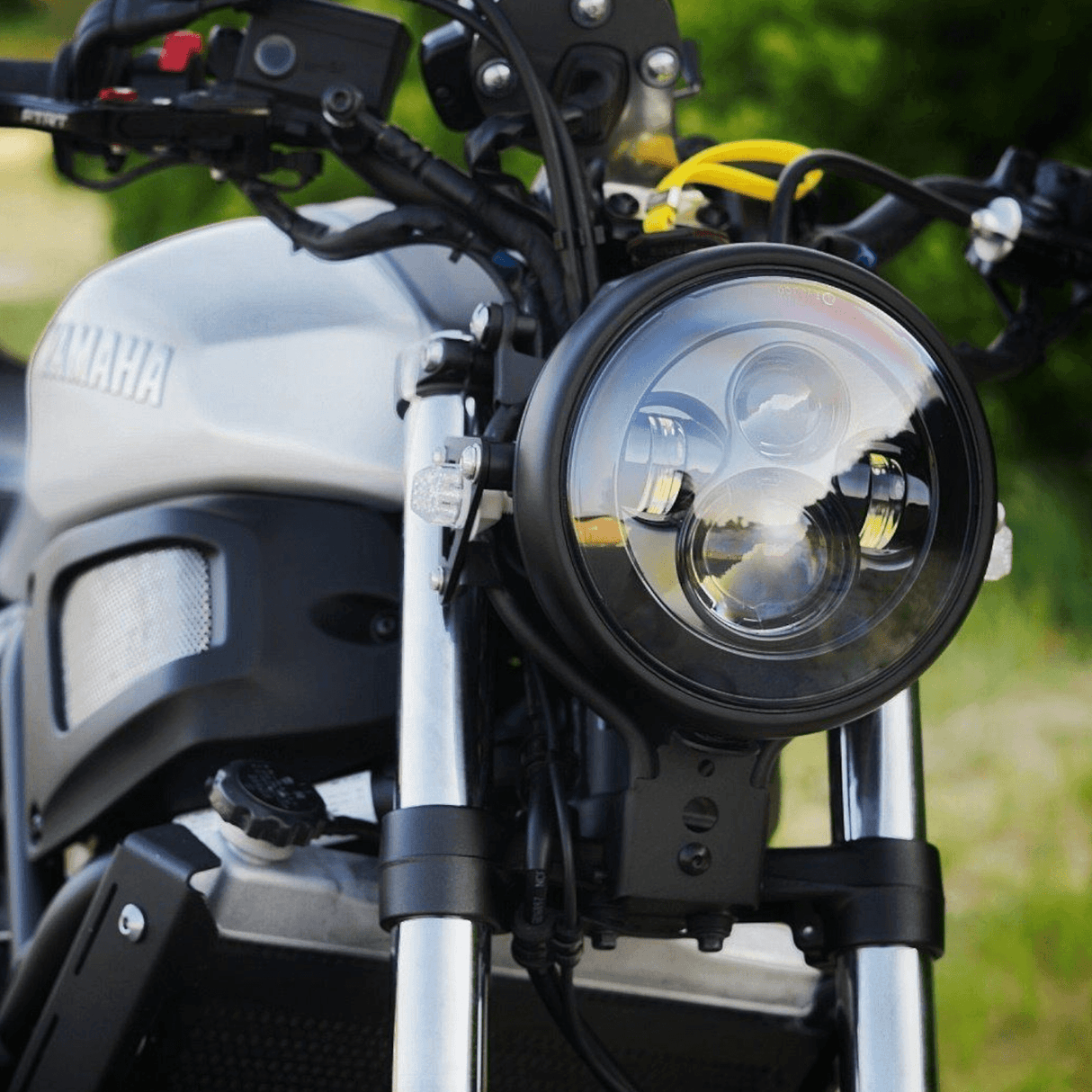 Eagle Lights 7" LED Headlight for Harley-Davidson® and Indian® Motorcycles - Generation I / Black Kit