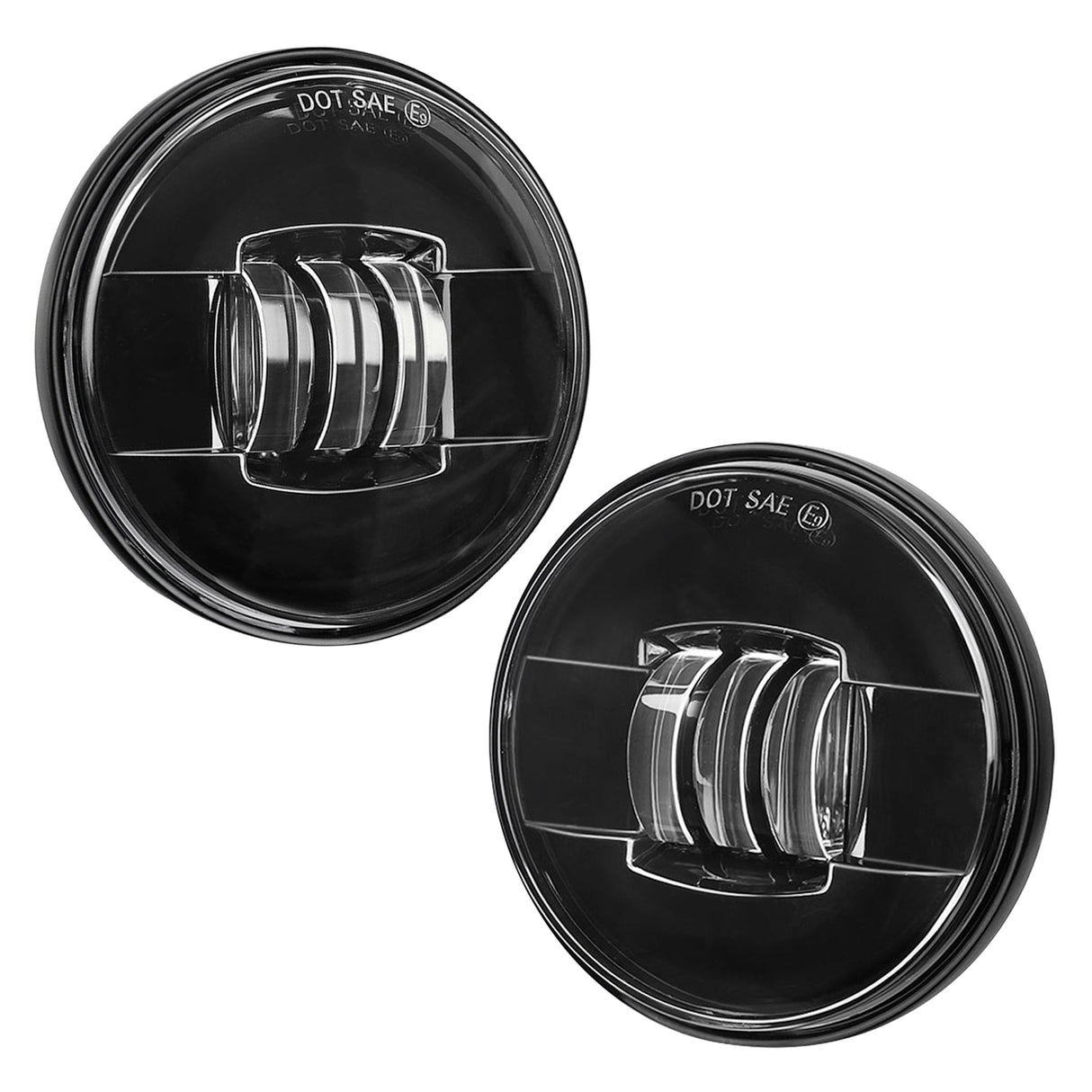 Eagle Lights 7" LED Headlight and 4.5" LED Passing Light Kit for Harley-Davidson® and Indian® - Generation II / Black