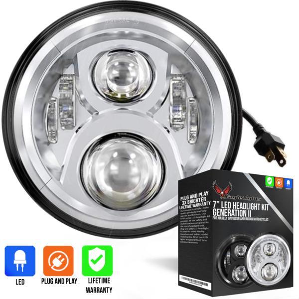 Eagle Lights Generation II LED Headlight Kit for Indian® Challenger / Pursuit