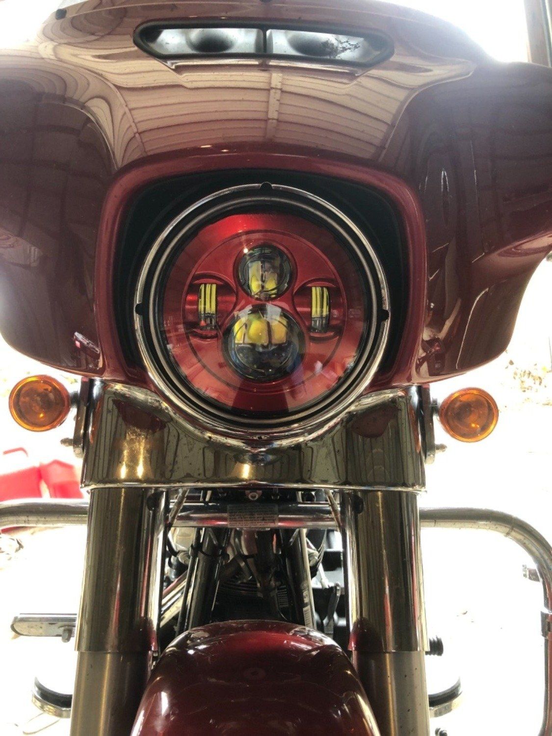 Eagle Lights 7" LED Headlight Kit for Harley-Davidson® and Indian® Motorcycles - Color Matched / Generation I