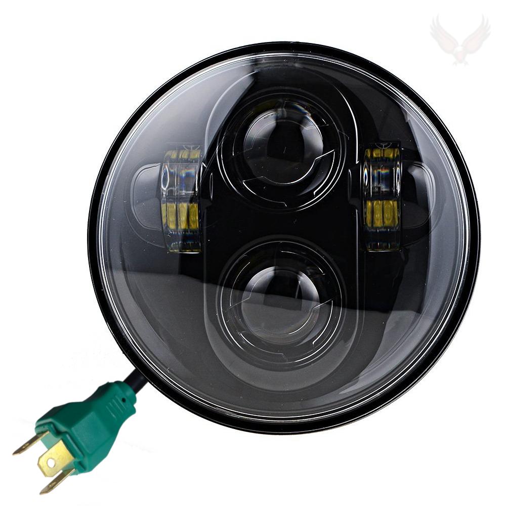 Eagle Lights 5 3/4" LED Headlight For Harley-Davidson® and Indian Motorcycles - Generation II