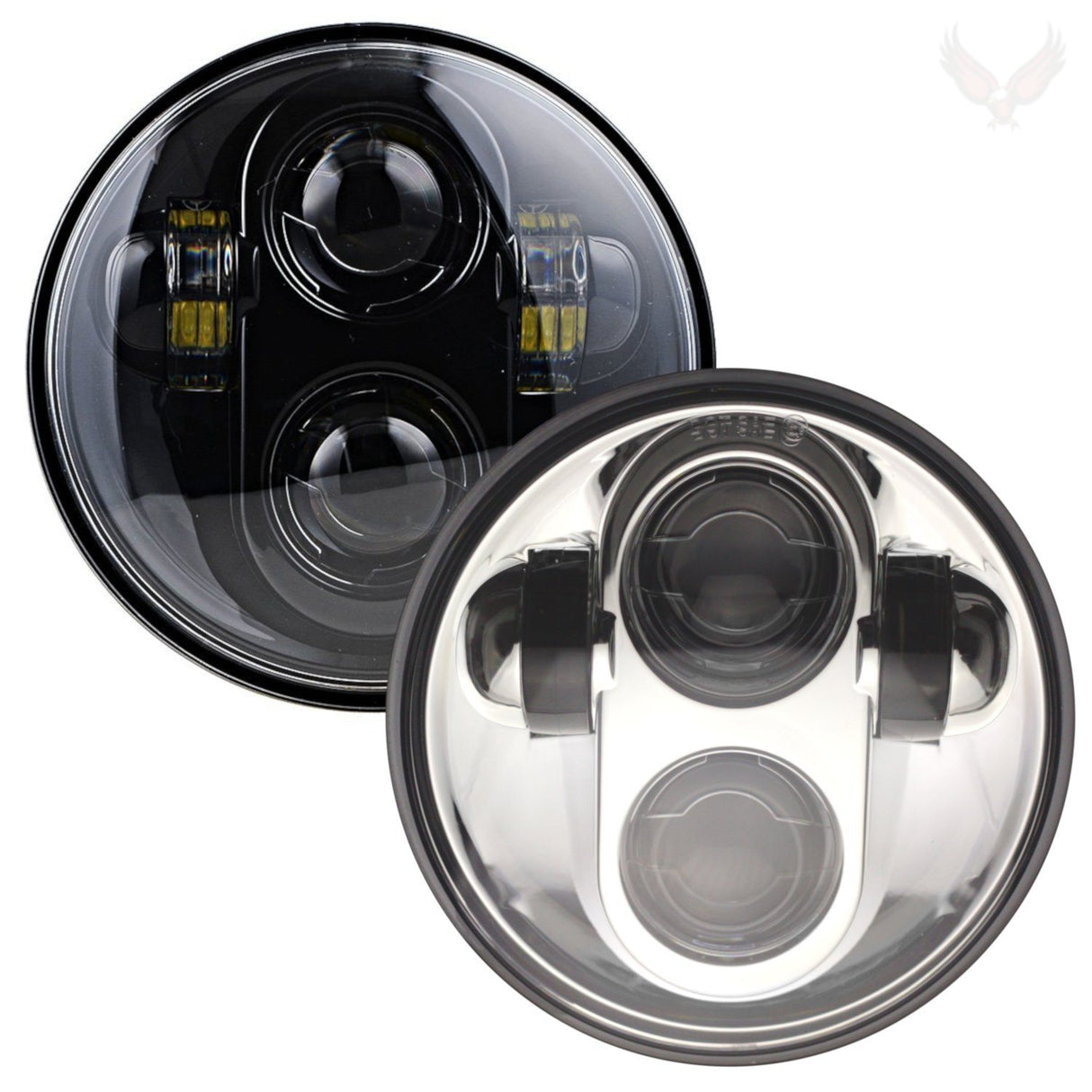 Eagle Lights 5 3/4" LED Headlight For Harley-Davidson® and Indian Motorcycles - Generation II