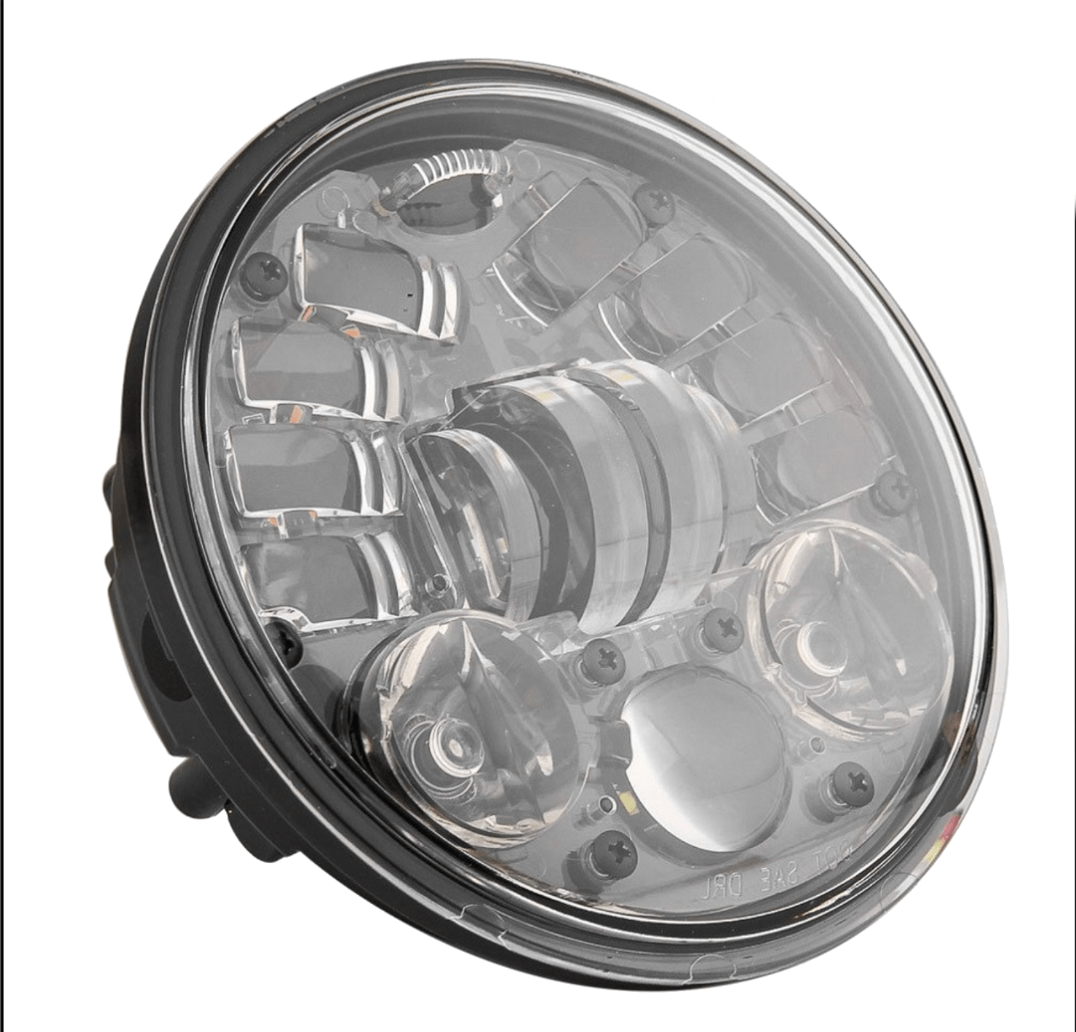 Eagle Lights 7" LED Projector Headlight with Integrated Turn Signals for Harley Davidson 7'' LED Projection Head Lamp