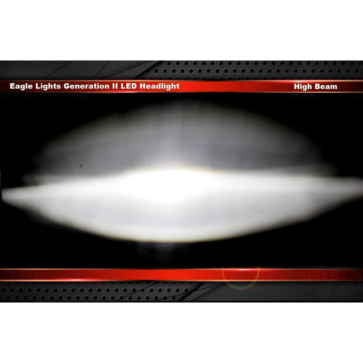 7” LED Headlights - Eagle Lights 8700CG2 Chrome Generation II LED Headlight For Harley Davidson*