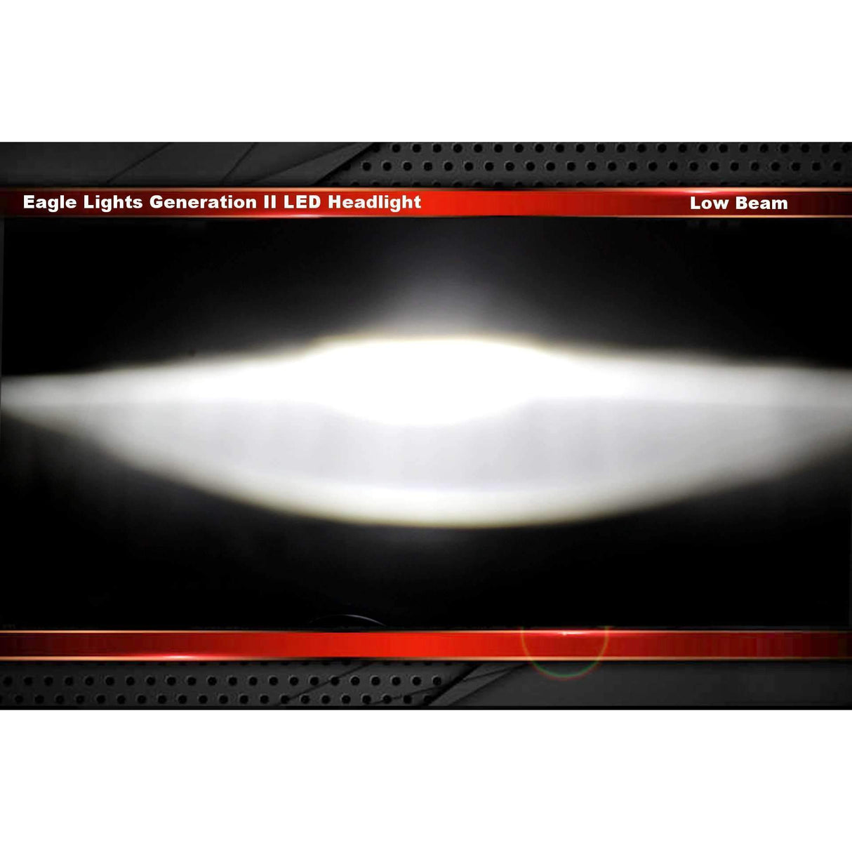 7” LED Headlights - Eagle Lights 8700CG2 Chrome Generation II LED Headlight For Harley Davidson*