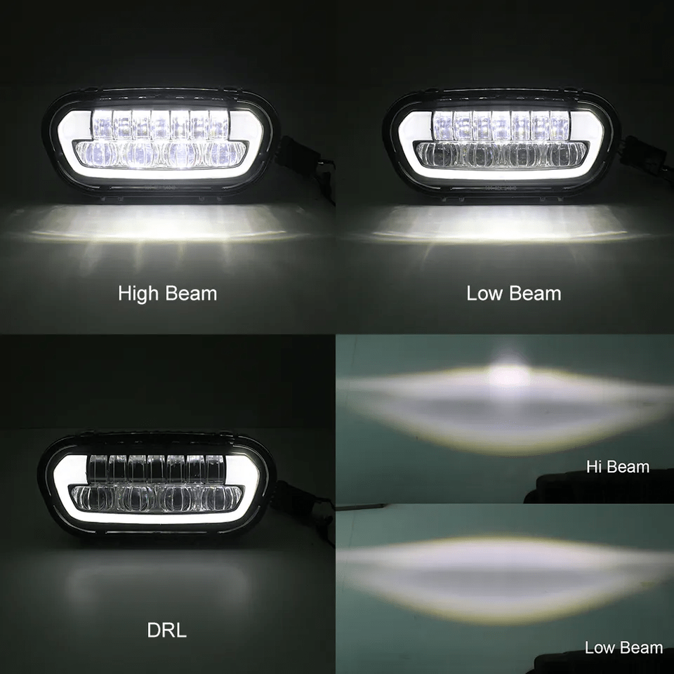 Eagle Lights BRITE AF LED Headlight for 2008 - 2023 Harley-Davidson® Fat Bob Models