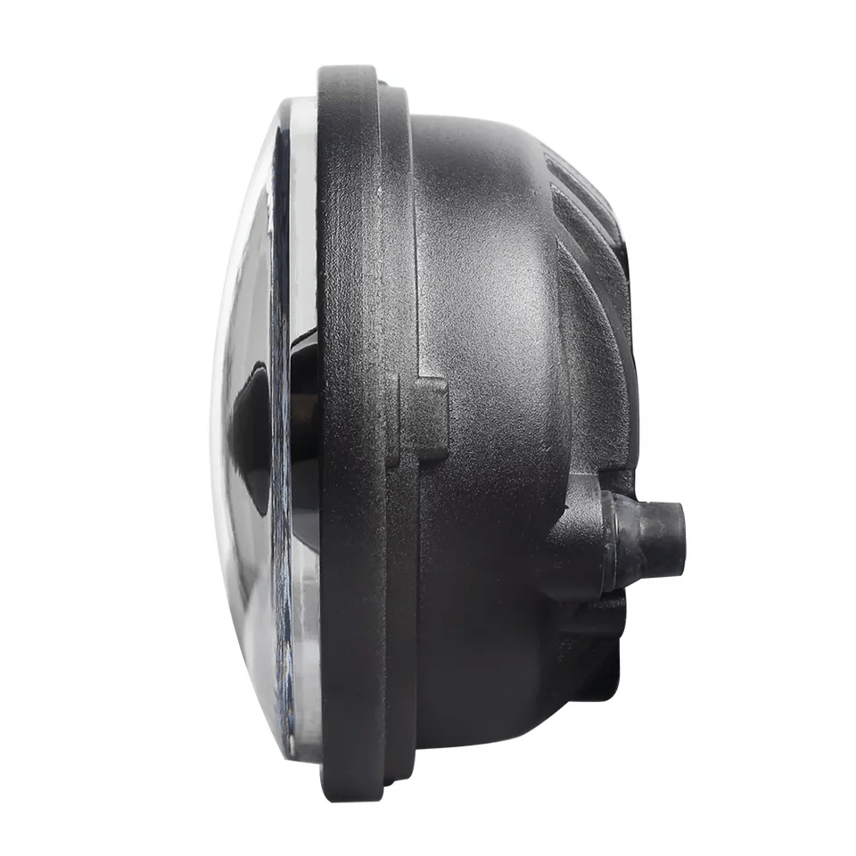 Eagle Lights 7" LED Headlight and 4.5" LED Passing Light Kit for Harley-Davidson® and Indian® Motorcycles - Generation I / Black