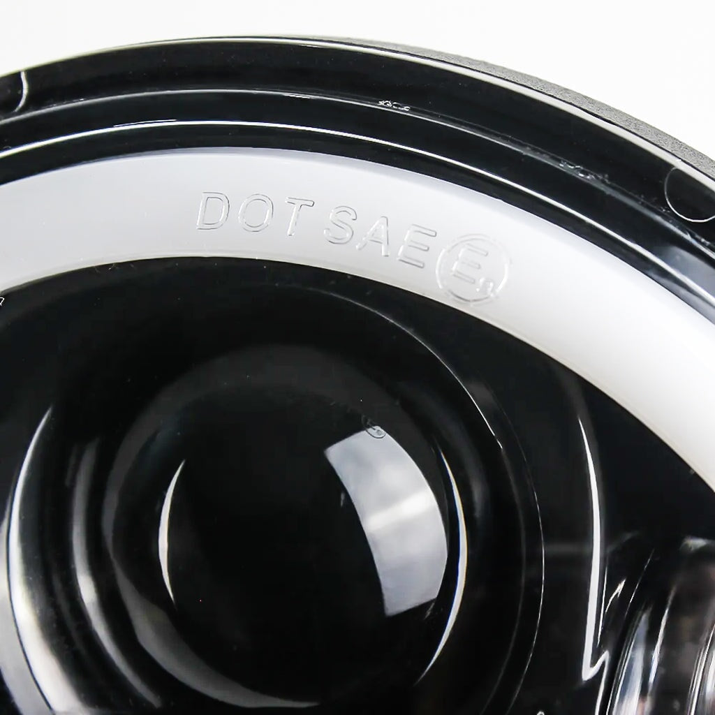 Eagle Lights 5 3/4" LED Headlight Kit with Halo Ring for Harley-Davidson® and Indian® Motorcycles - Generation II