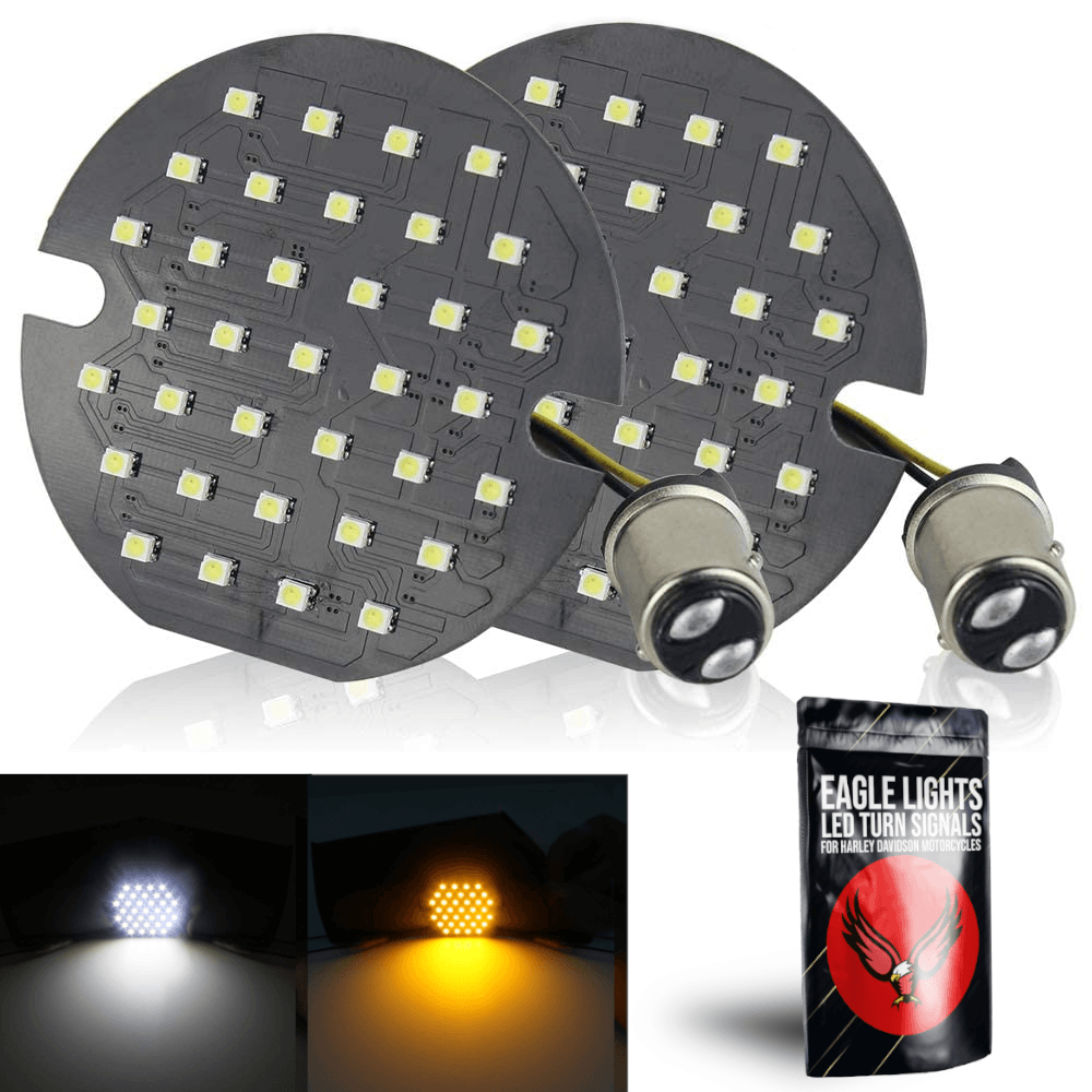 Eagle Lights 3 1/4" Horizon Beam Front LED Turn Signals for Harley-Davidson® Motorcycles