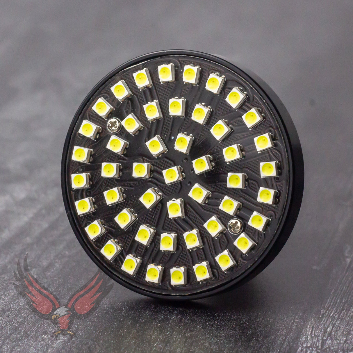 Eagle Lights SUNBURST 2" LED Turn Signals for Harley-Davidson® and Yamaha Models - Front 1157 / Rear 1156 / Rear LEDs Red