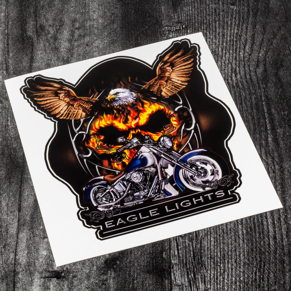 Eagle Lights "Flaming Eagle" Sticker / Decal