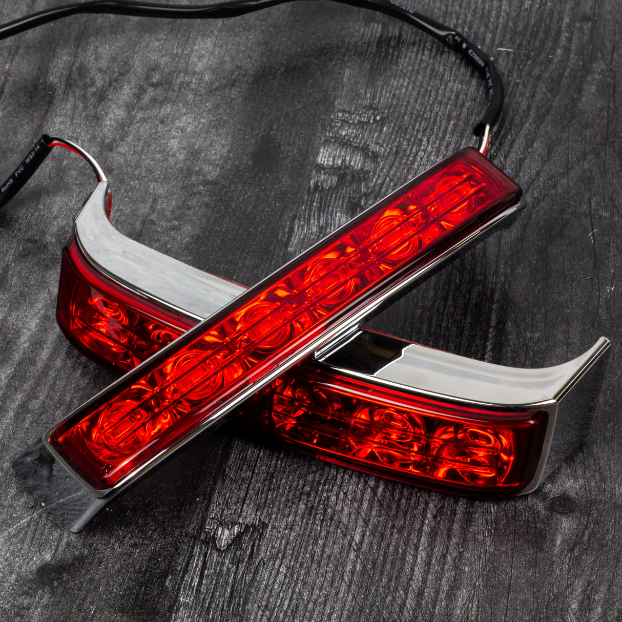 Eagle Lights Saddlebag LED Tail Lights with Turn Signals, Running Lights and Brake Lights for 2014 to Current Harley-Davidson® Touring Models