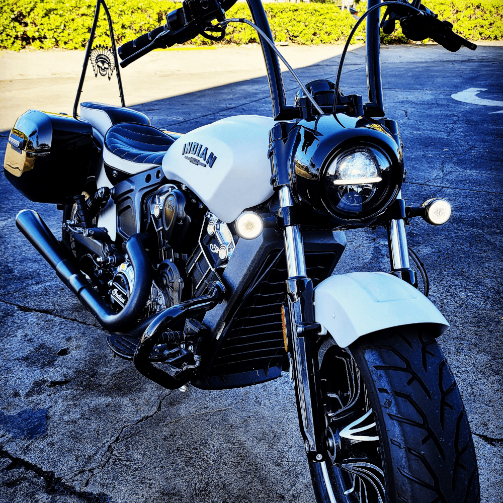 Eagle Lights Infinity Beam Series 5-3/4" Round LED Headlight for Harley-Davidson® and Indian® Motorcycles