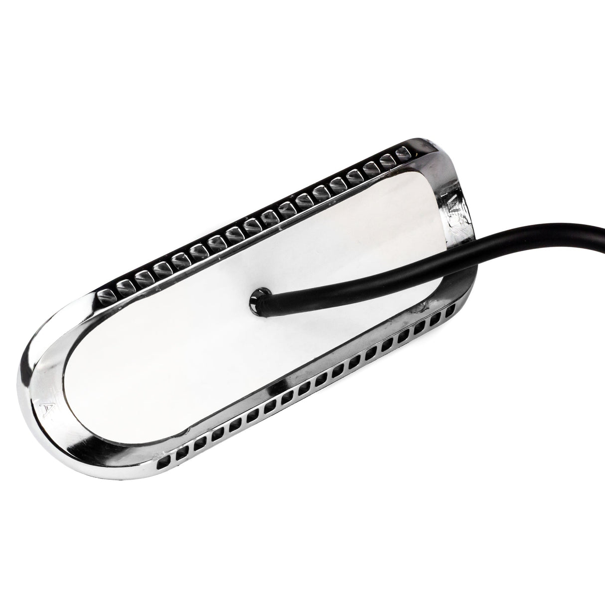 Eagle Lights Bar Mount Turn Signal and White Running Lights for Highway Bars, Handle Bars and Frame Tubes (White Amber LED for Crash Bars Harley-Davidson® Touring Bikes)