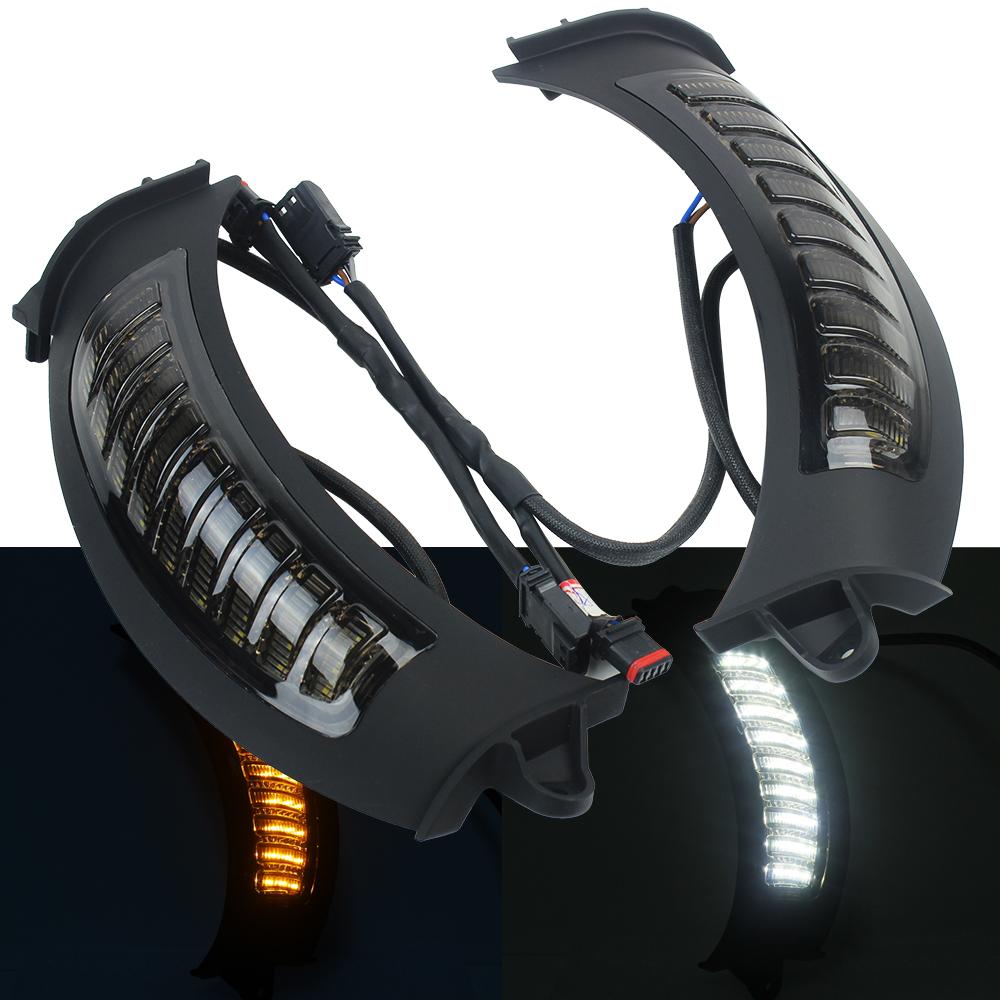 Eagle Lights Vent Insert Midnight Edition LED Running Lights and Turn Signals for Harley-Davidson® Road Glide Motorcycles
