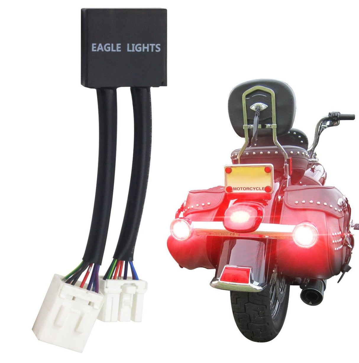 Eagle Lights Run / Brake / Turn Module with BRAKE BURST Strobing Rear Brake Lights for Harley-Davidson® Motorcycles