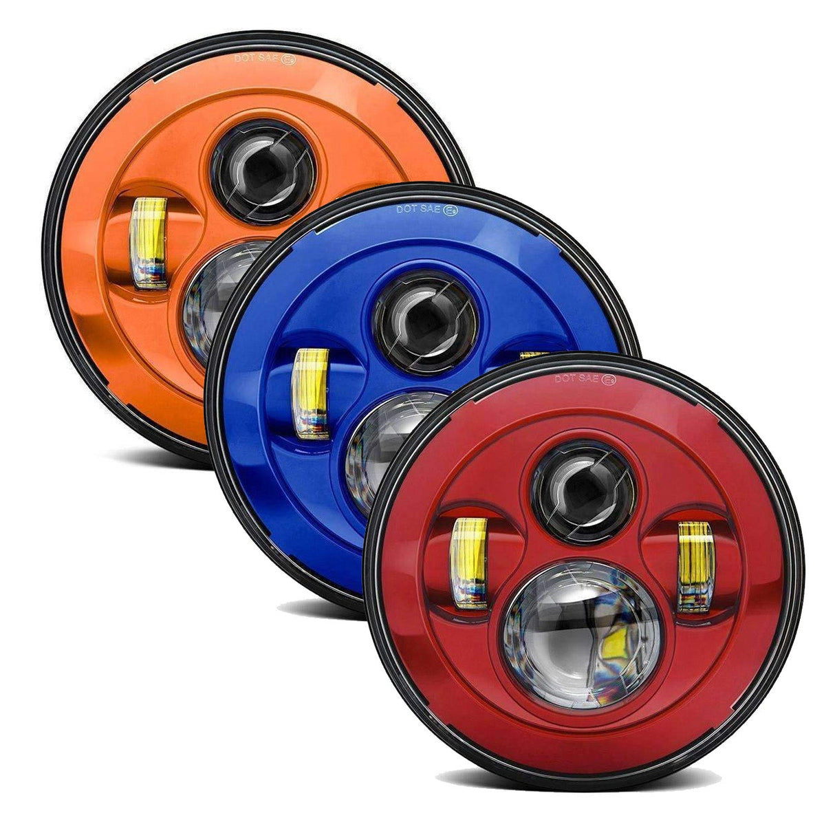 Eagle Lights 7" LED Headlight Kit for Harley-Davidson® and Indian® Motorcycles - Color Matched / Generation I