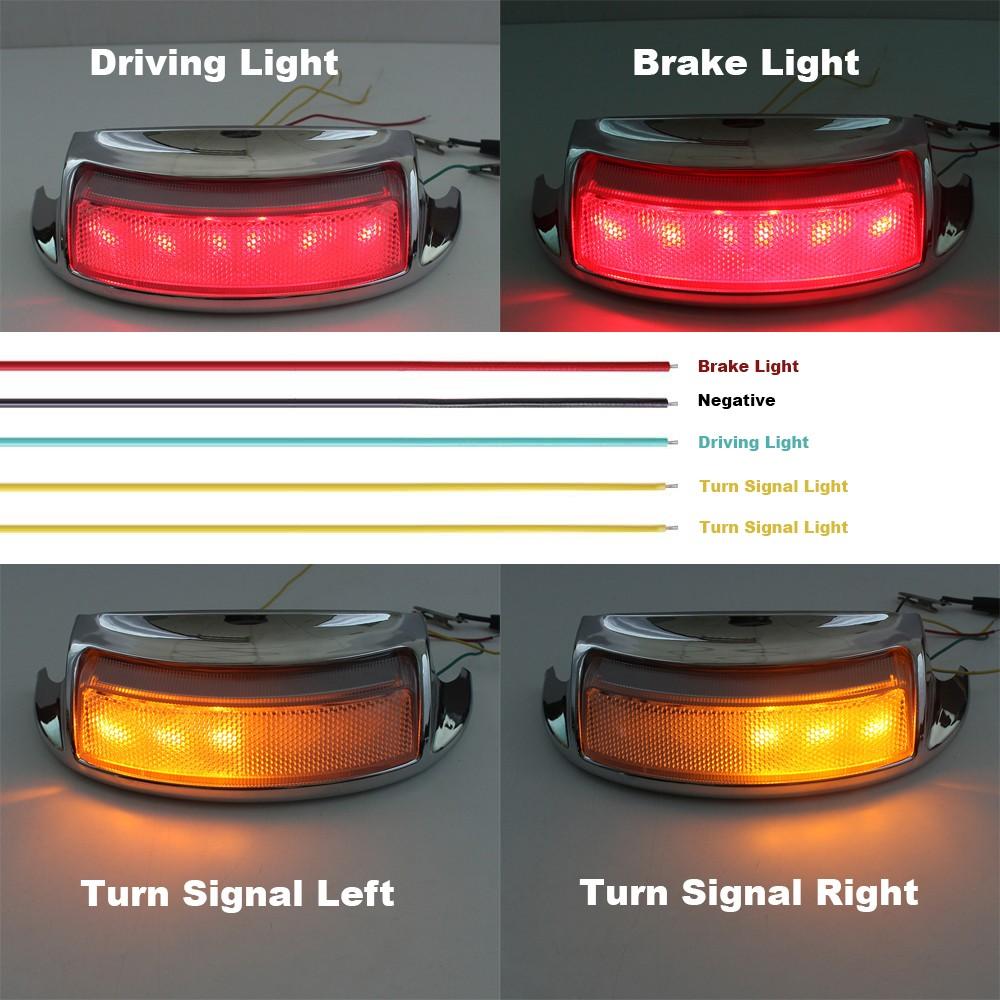 LED Tail Lights - Eagle Lights Fender Tip Light For 2009 To 2016 Electra Glide