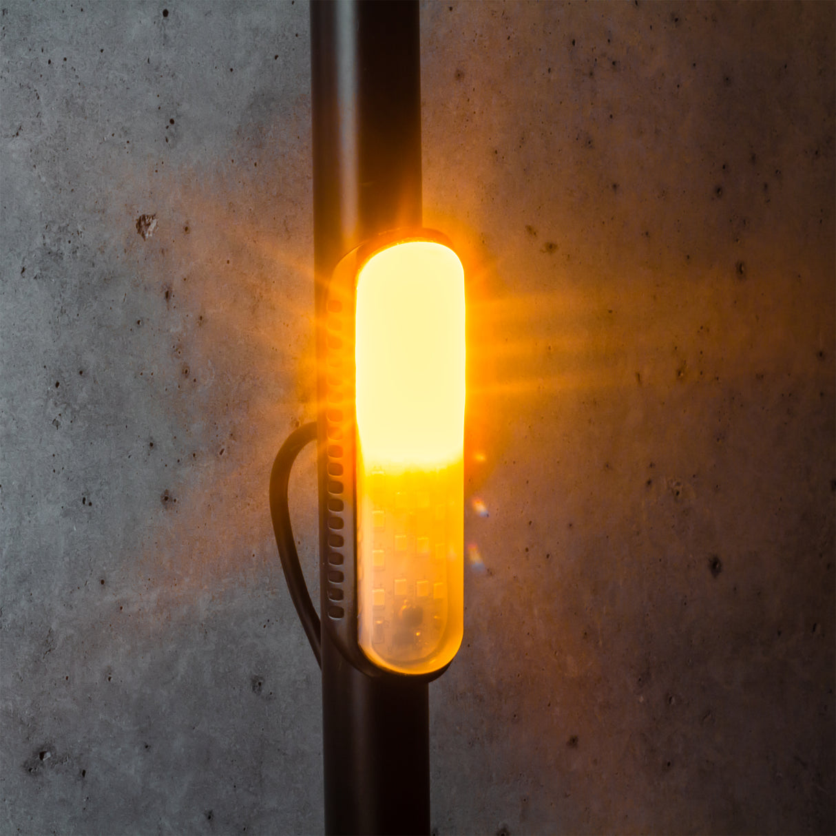 Eagle Lights Bar Mount Turn Signal and White Running Lights for Highway Bars, Handle Bars and Frame Tubes (White Amber LED for Crash Bars Harley-Davidson® Touring Bikes)