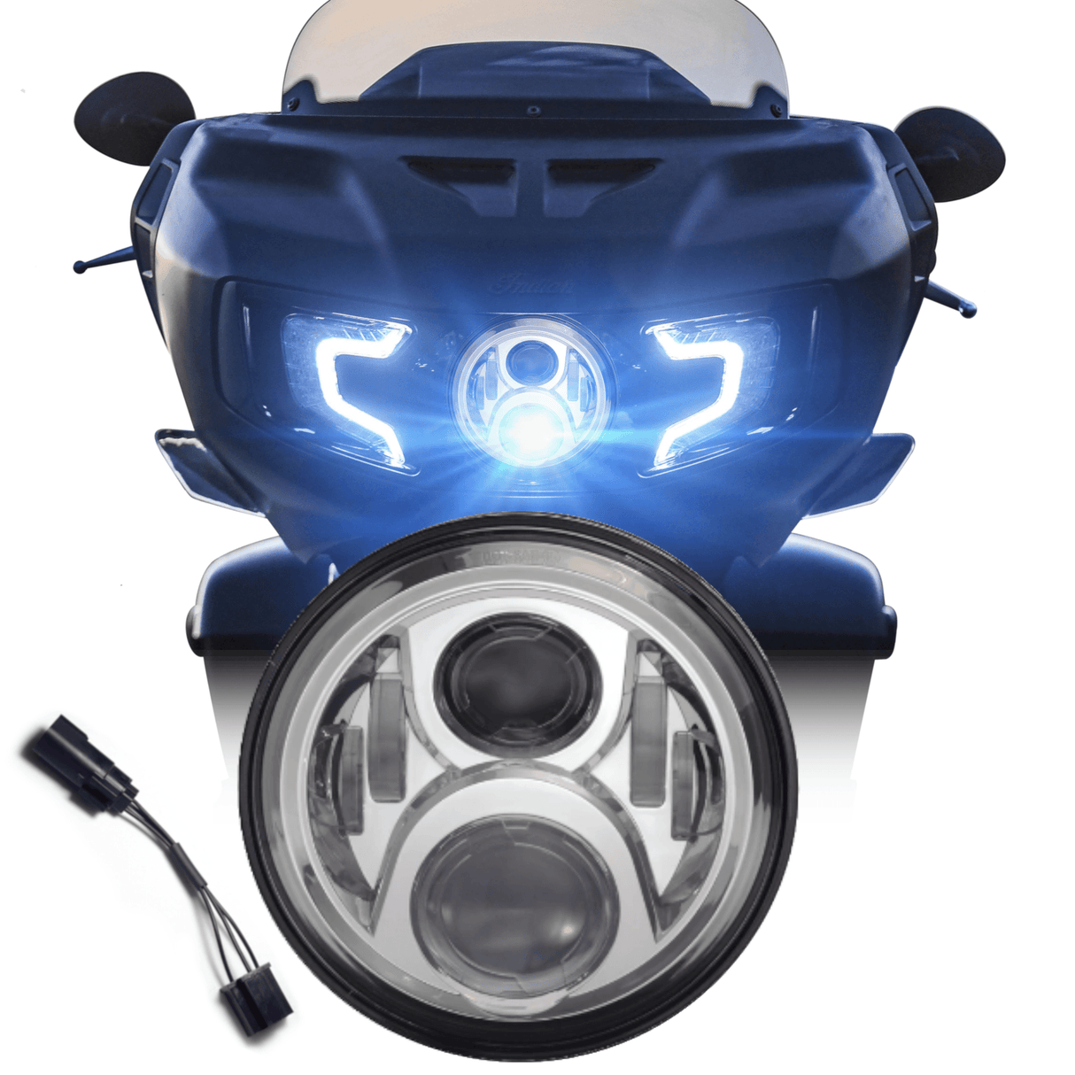 Eagle Lights Generation II LED Headlight Kit for Indian® Challenger / Pursuit