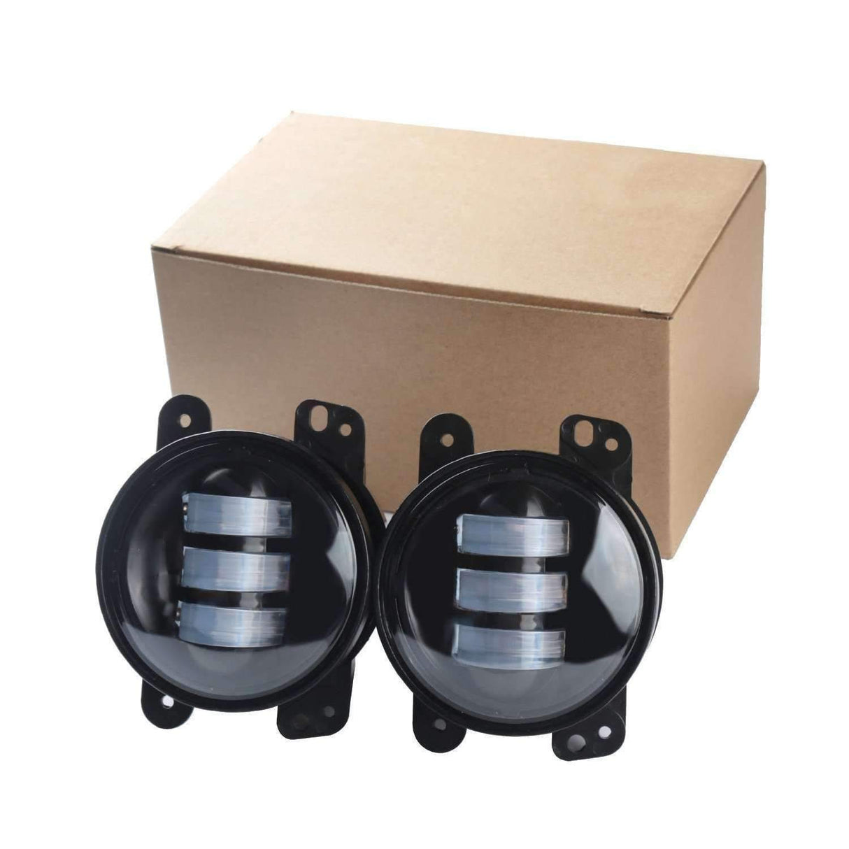 Jeep LED Lighting - Eagle Lights 8700JP LED Fog Lights With Housing For Jeep Wrangler