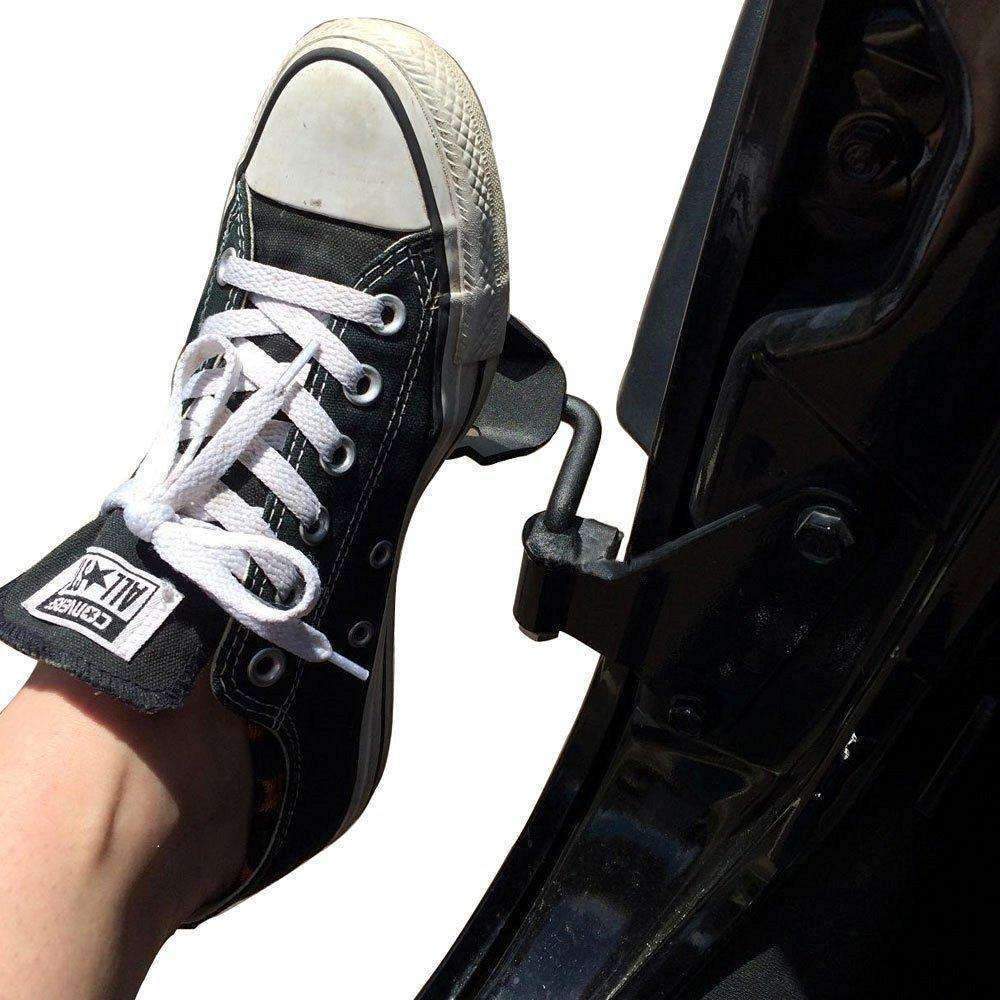 Jeep Accessories - Eagle Lights Black Steel Foot Pegs For 2007-2015 Jeep Wrangler