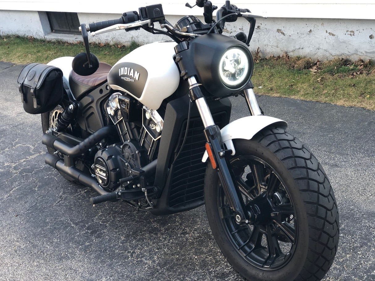 Eagle Lights 5 3/4" 8900 Series Generation III LED Projection Headlight For Indian® Scout, Scout 60, Bobber